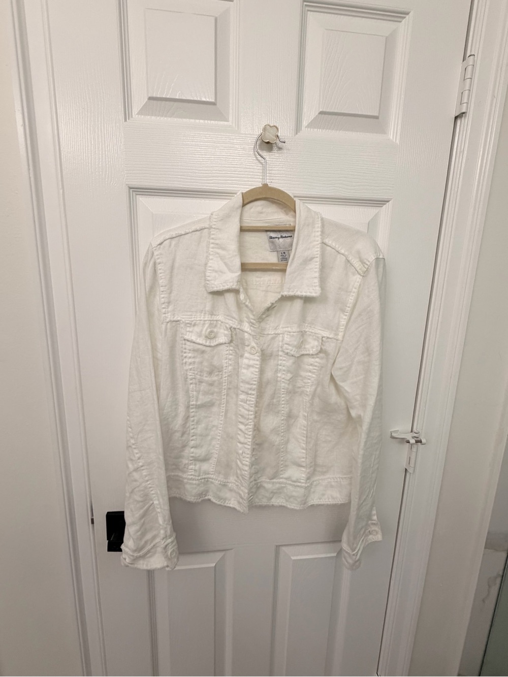 Tommy Bahama White Denim Jacket